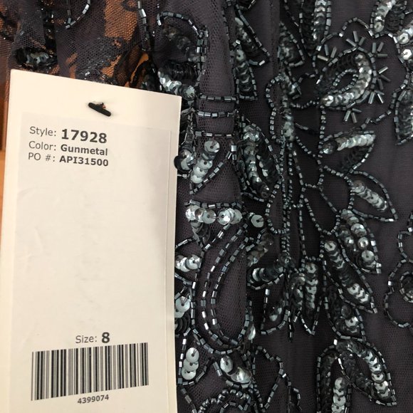 Stunning Adrianna Papell (Christina Wu) Beaded Gown - Picture 4 of 6